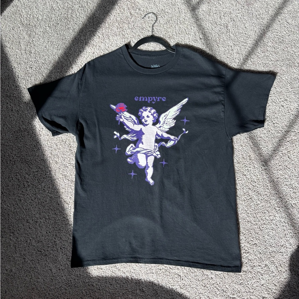 Empyre Black T-Shirt with White Logo